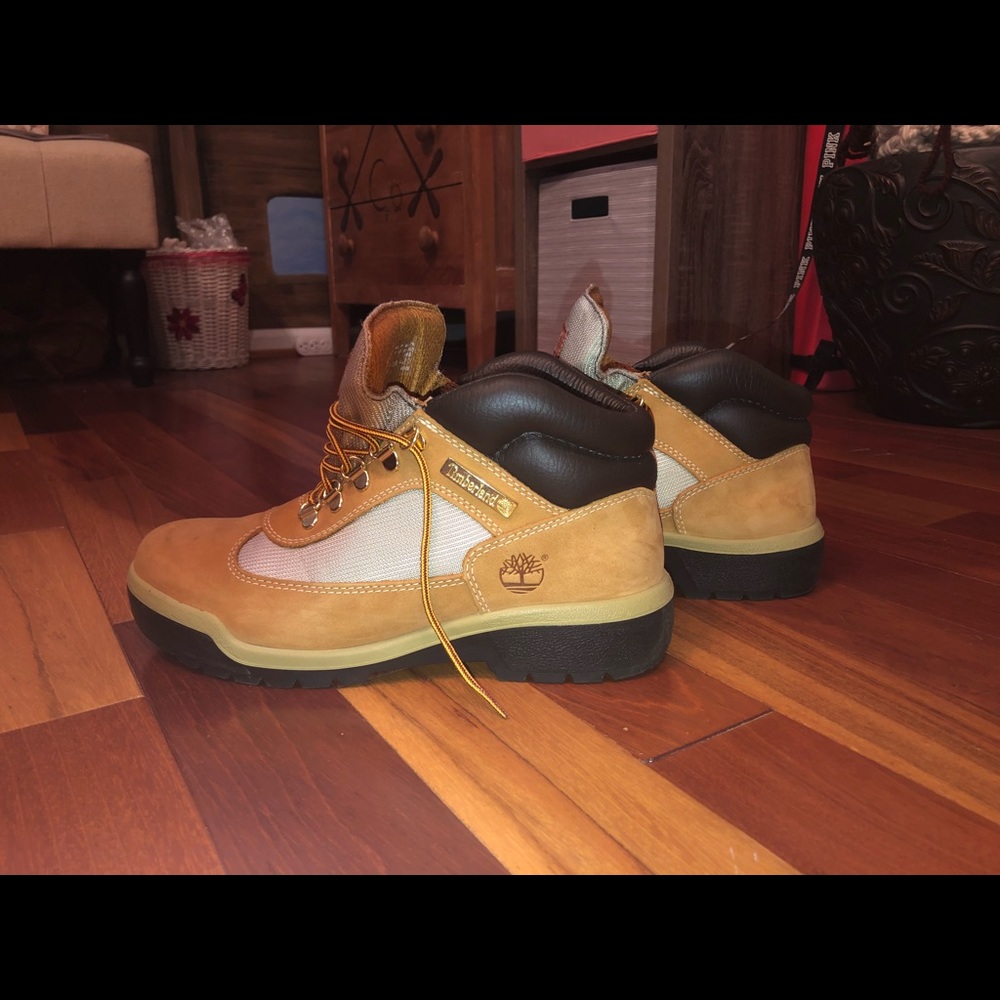 Timberlands, Men’s size 7.5 = women’s 9.5